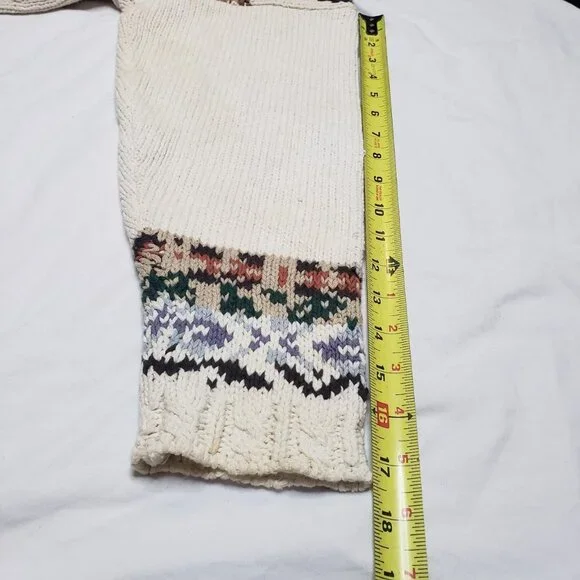 Vintage Embroidered Floral Knit Sweater Womens Size M Cottagecore Grannycore - Picture 7 of 7